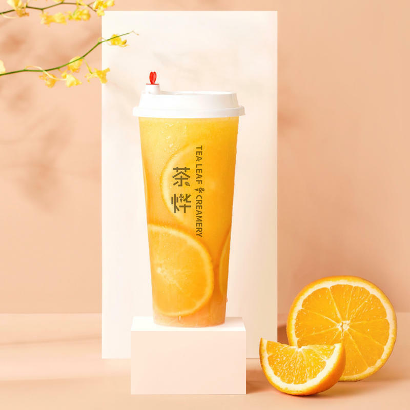 Fresh Orange Smoothie Tea